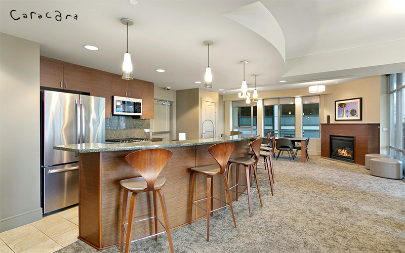 Home Bar with Modern and Stylish bar stools